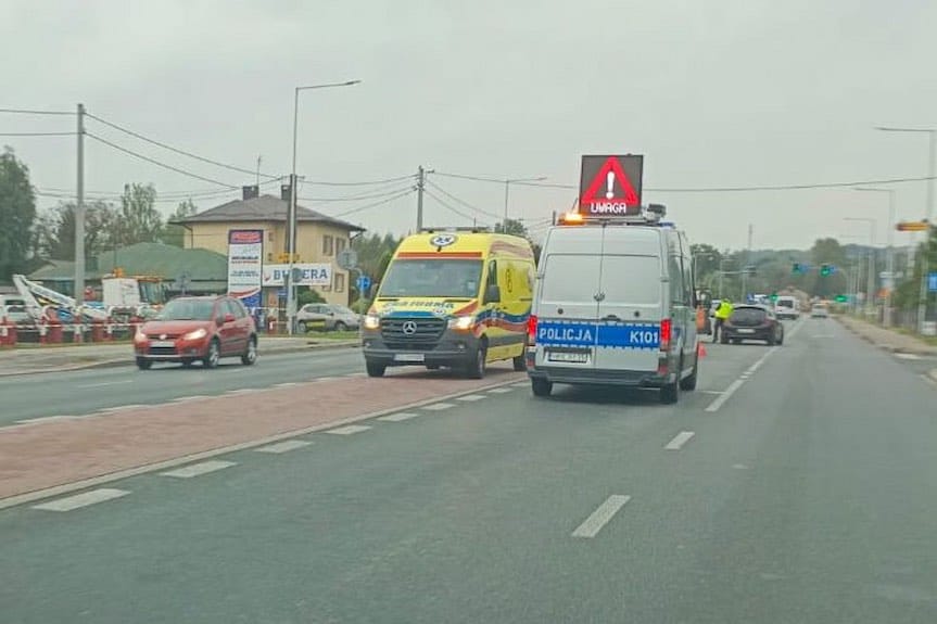 Poranny wypadek w Tyczynie