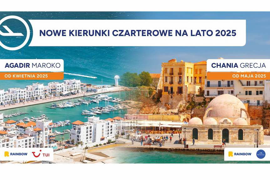 Znamy już plany czarterowe z Rzeszowa na lato 2025