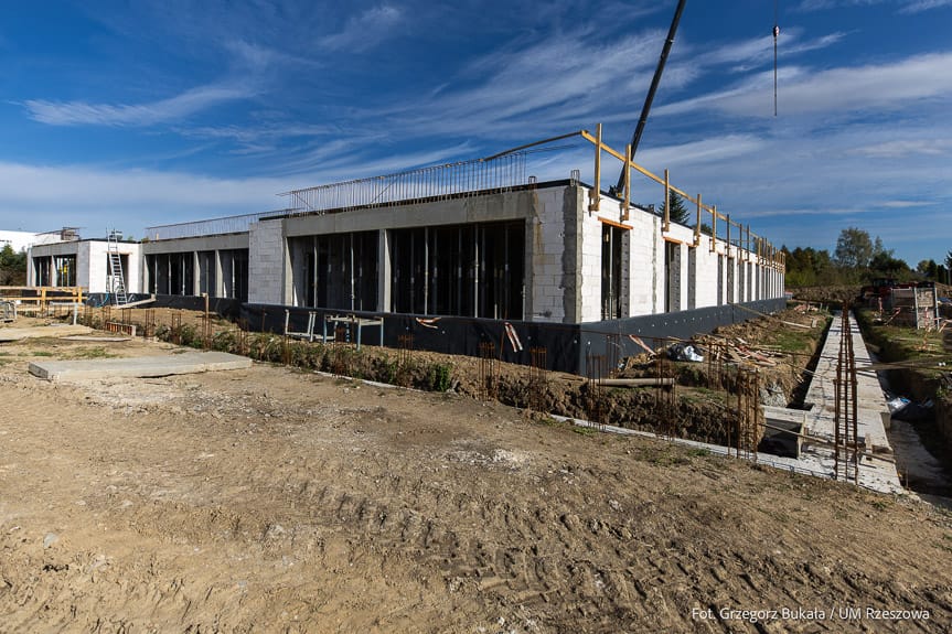Rzeszow. Rośnie nowy żłobek na osiedlu Drabinianka