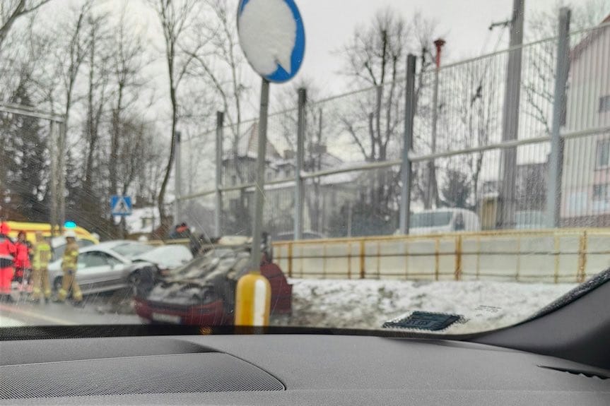 Wypadek na DK94 w Świlczy