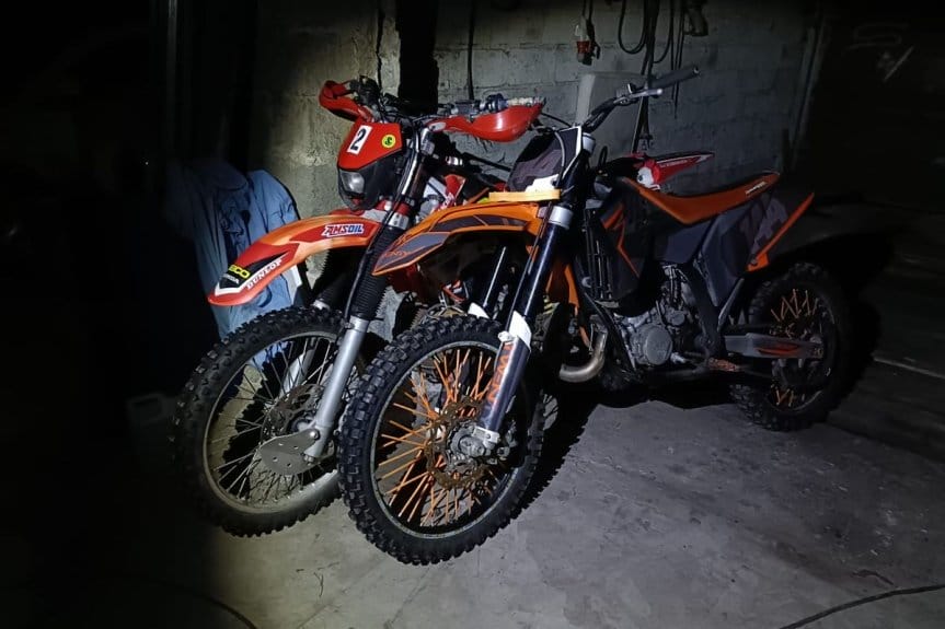 Policjanci odzyskali skradzione motocykle