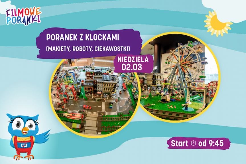 Filmowy Poranek dla Dzieci z Klockami w Kinie Helios