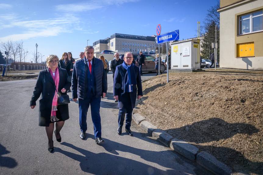 Wiceminister Wiesław Szczepański odwiedził szpital MSWIA w Rzeszowie