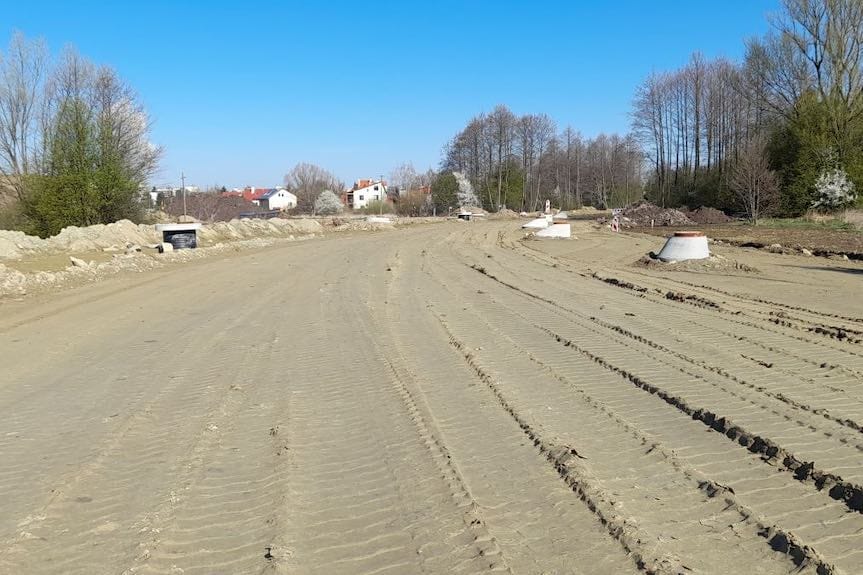 Trwa budowa drogi we wschodniej części Rzeszowa