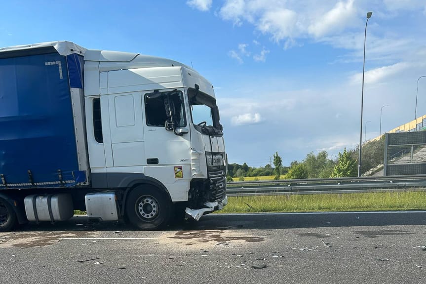 Wypadek na A4 pod Rzeszowem