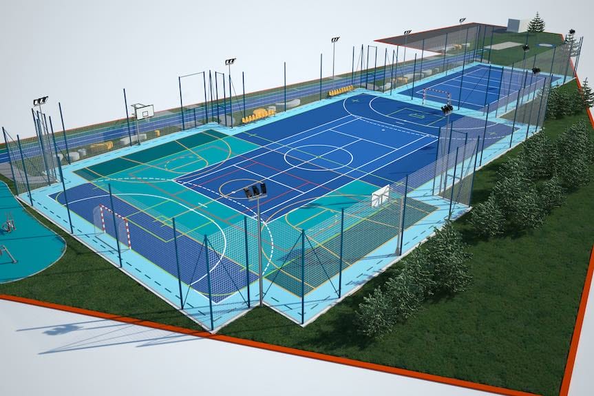 Rzeszów. Nowe boiska sportowe przy ul. Wyspiańskiego