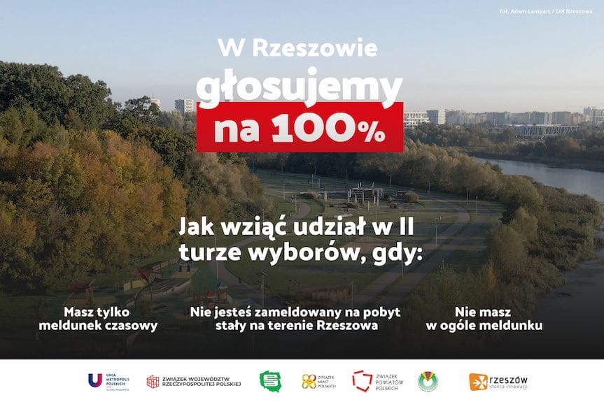 Rzeszów. Ważne informacje dotyczące głosowania w II turze wyborów Prezydenta RP
