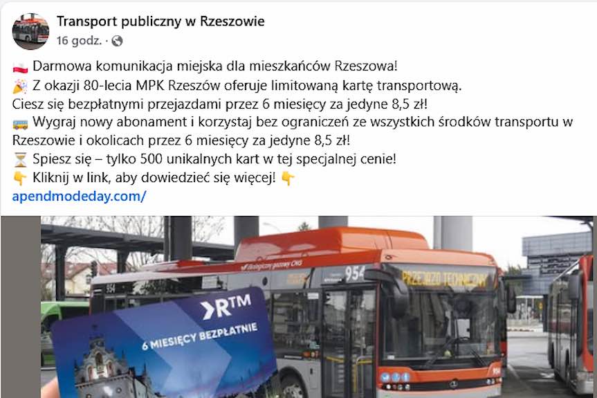 Uwaga – ważny komunikat dotyczący biletów autobusowych w Rzeszowie!