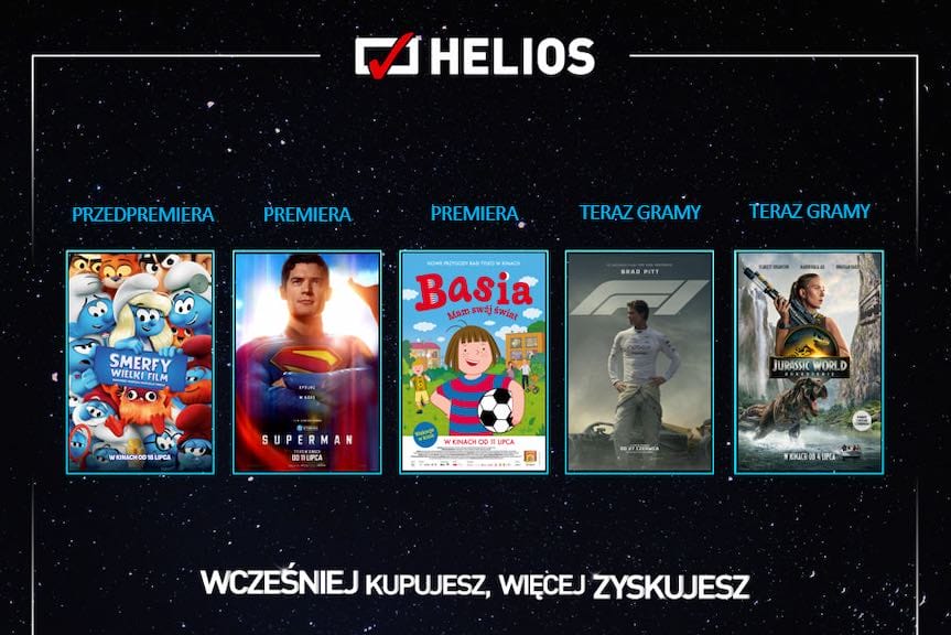 Helios zaprasza na lipcowe hity na wielkim ekranie