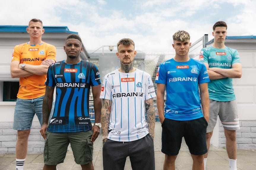 Nowe koszulki Stali Rzeszów na sezon 2025/2026