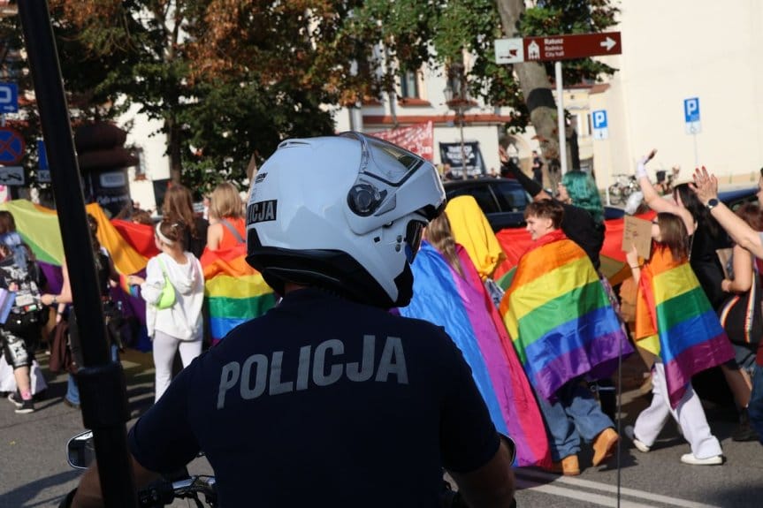 Policjanci zabezpieczali "Marsz Równości w Rzeszowie" i inne zgromadzenia publiczne