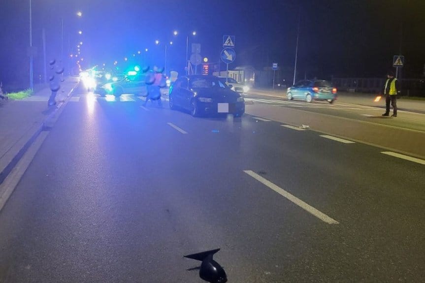 5 osób rannych, w wyniku zdarzeń drogowych na terenie Rzeszowa i powiatu