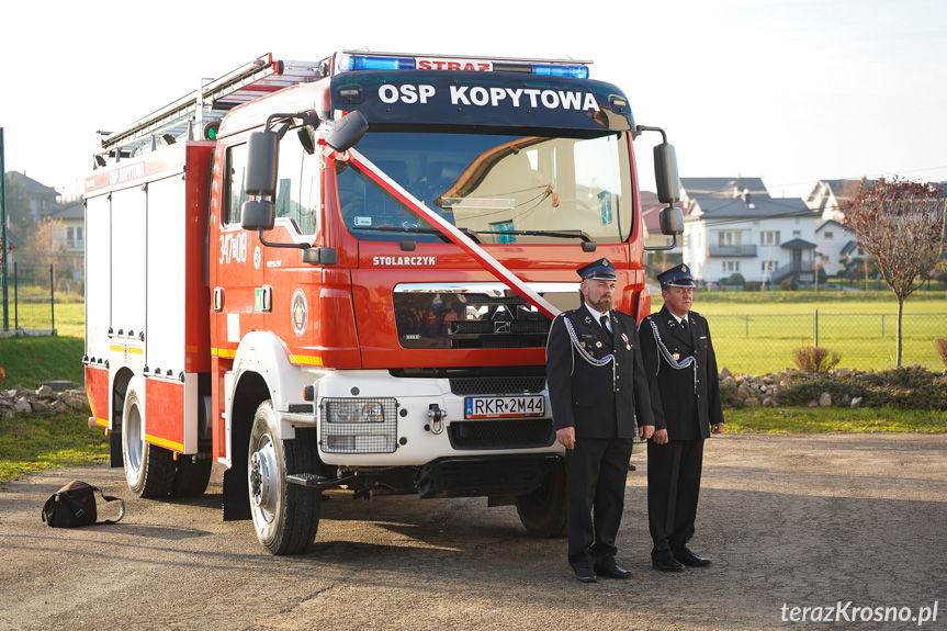 OSP Kopytowa z nowym samochodem ratowniczo-gaśniczym