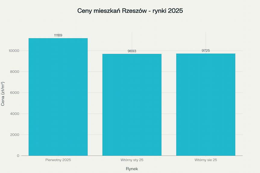 Rzeszów - analiza rynku nieruchomości w 2025 roku