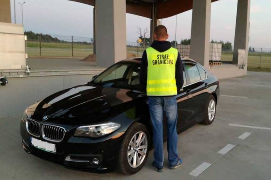 Skradzione BMW Odzyskano na granicy