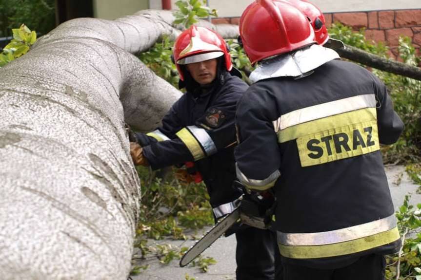 Zniszczenia po nawałnicach w regionie