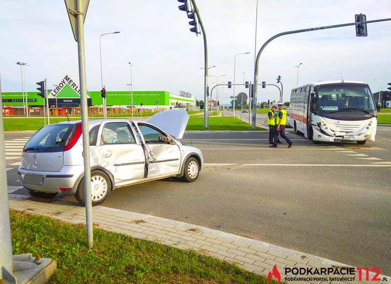 Zderzenie w Krośnie