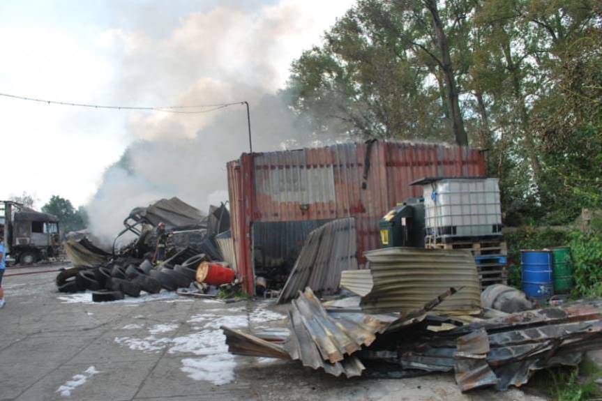 Ogromny pożar w Przemyślu