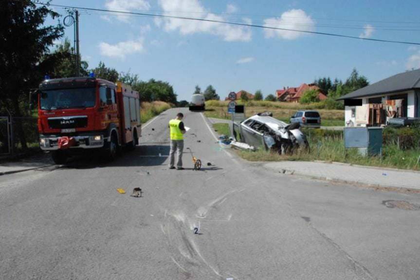 W wypadku ucierpiała matka z dzieckiem