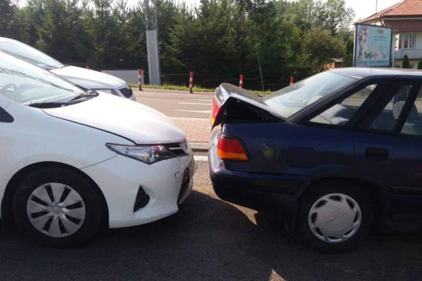 Żurawica. Zderzenie trzech samochodów