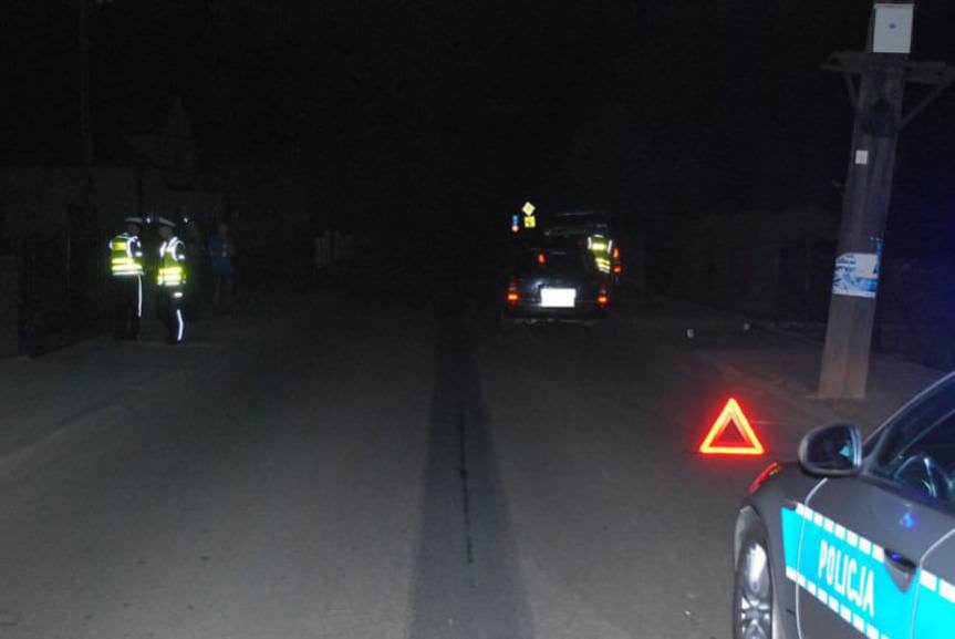 Stubno. Potrącenie pieszego