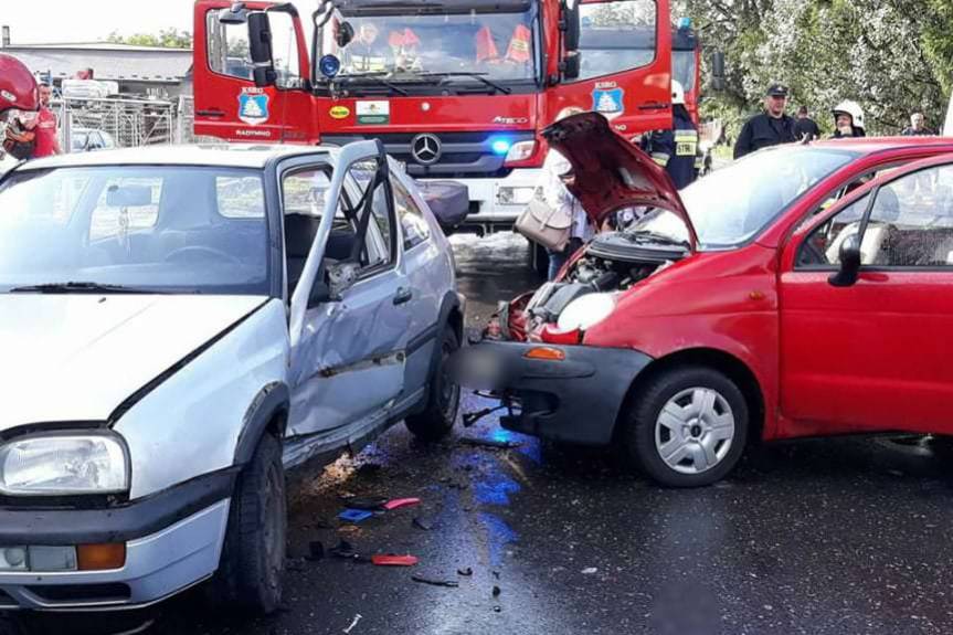 Zderzenie matiza i golfa w Radymnie