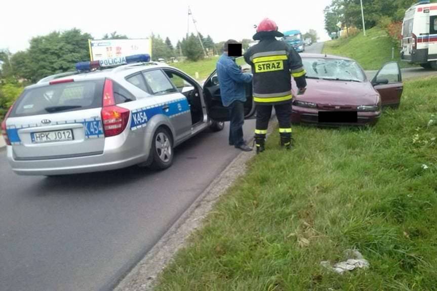Potrącenie rowerzysty 