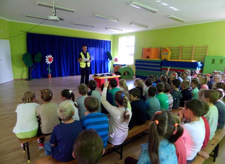 Łańcuccy policjanci odwiedzili szkołę