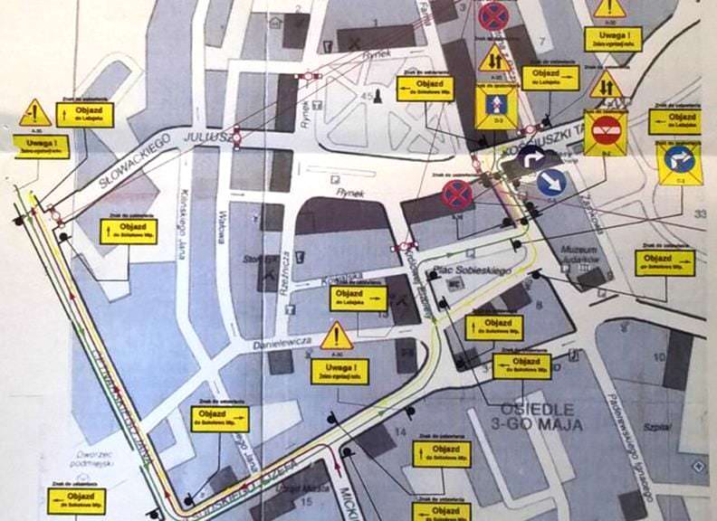 Uwaga, zmiana organizacji ruchu drogowego