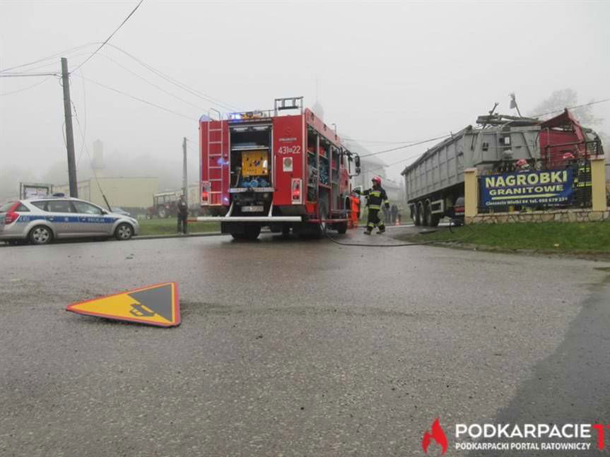 Wypadek w Cieszacinie Wielkim