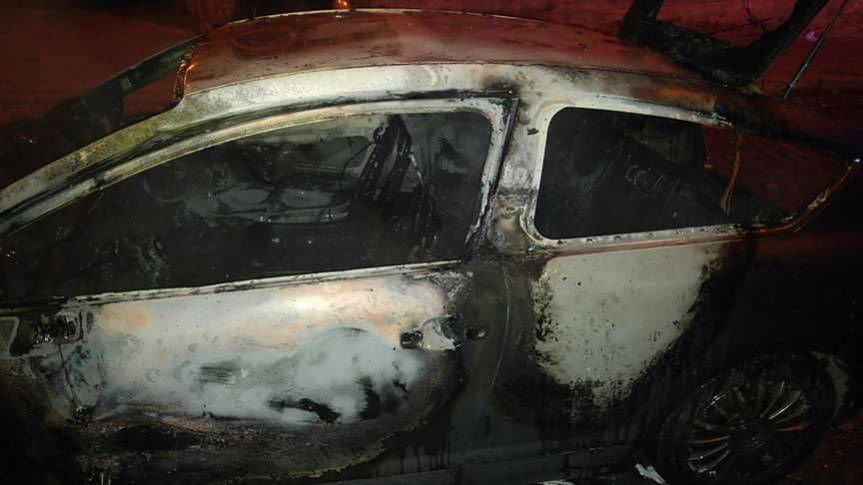 Spłonęły cztery samochody