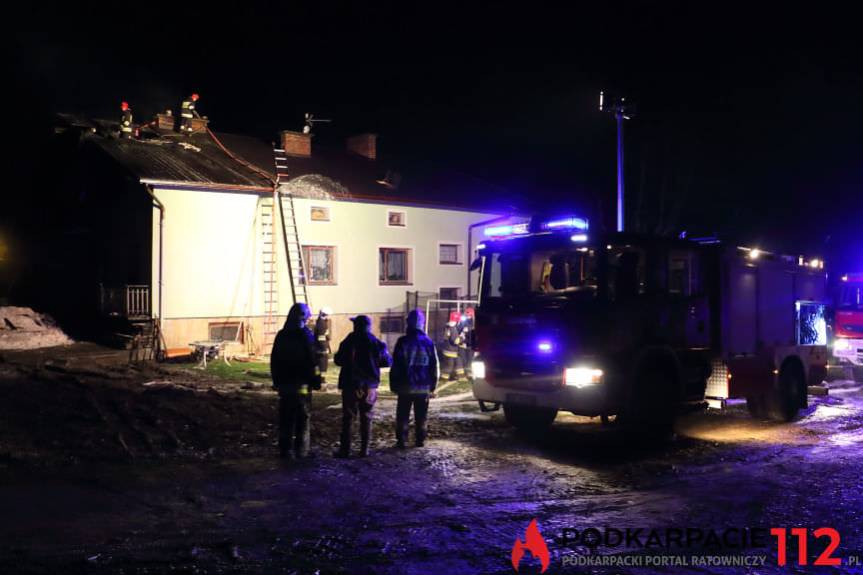 Krosno. Pożar domu przy Suchodolskiej