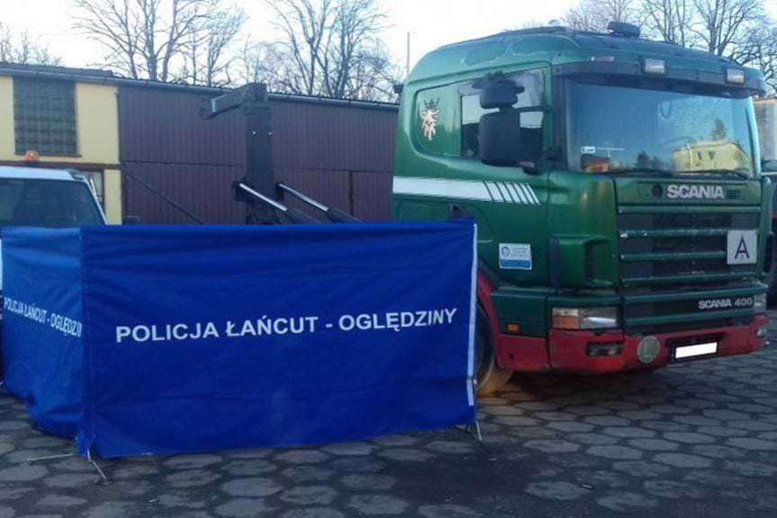 Tragedia na terenie Łańcuckiego Zakładu Komunalnego