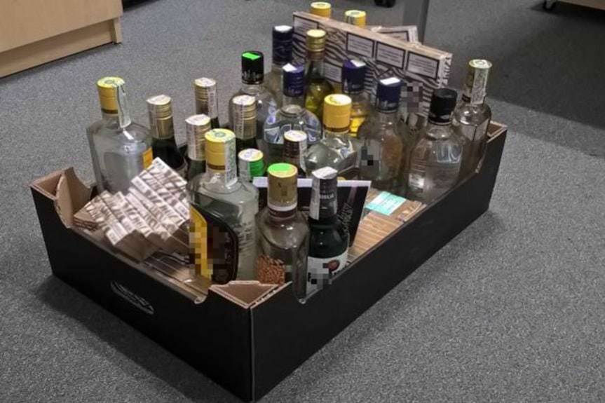 Nielegalny alkohol i papierosy