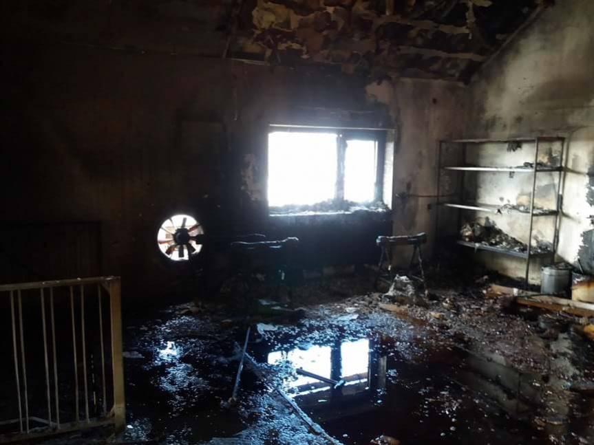 Pożar lakierni. W akcji siedem zastępów