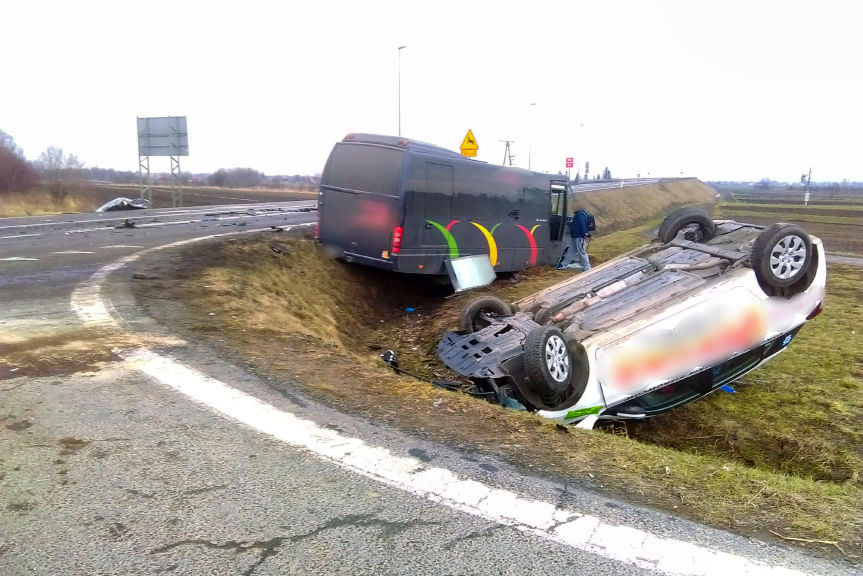 Wypadek w Radymnie, dziesięć osób poszkodowanych
