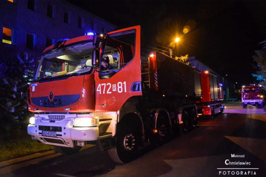 Pożar pieca z aluminium 