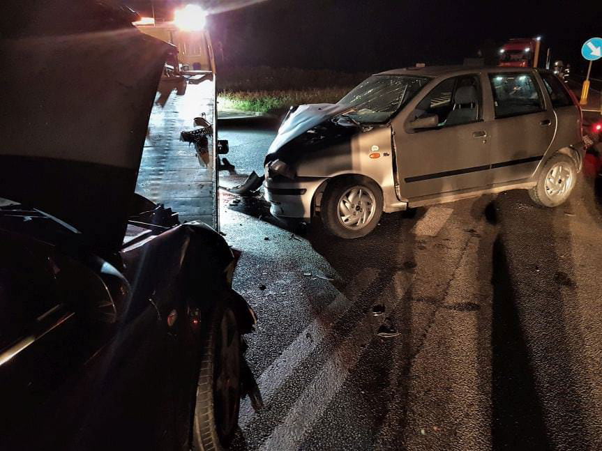 Wypadek na DK28 w Warzycach