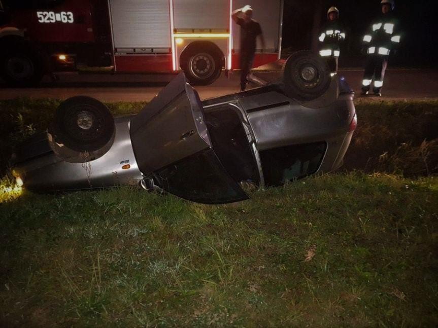 Zdarzenie drogowe w miejscowości Dobcza