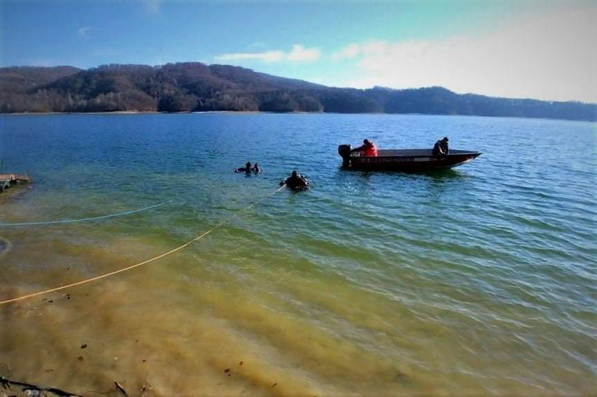 Doskonalenie umiejętności podkarpackich  strażaków - płetwonurków