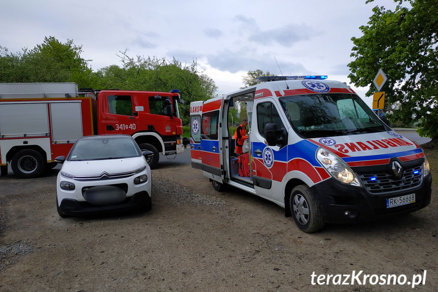 Zręcin. Kolizja drogowa z udziałem pieszego