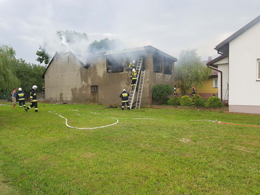 Pożar w Odrzykoniu. Spłonęła stodoła