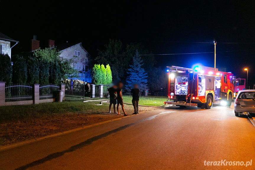 Dukla. Pożar w budynku mieszkalnym
