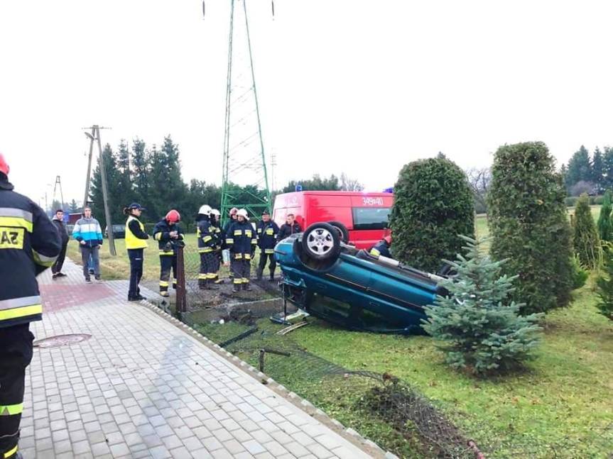 Zderzenie samochodowe w Iskrzyni