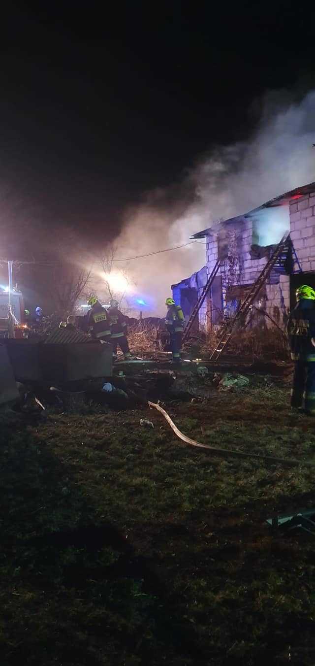 Poważny pożar budynku mieszkalnego 