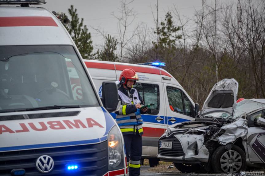 Zderzenie hyundaia i nauki jazdy
