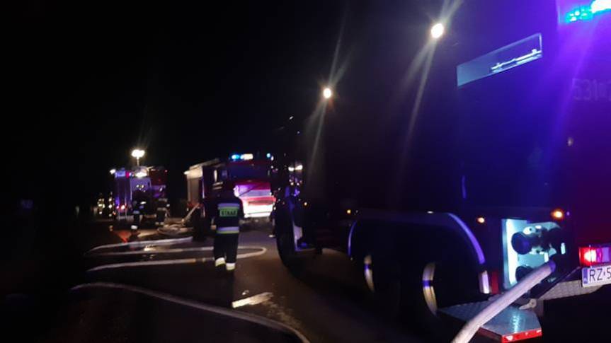 Pożar garażu jest w nim prawdopodobnie butla propan- butan