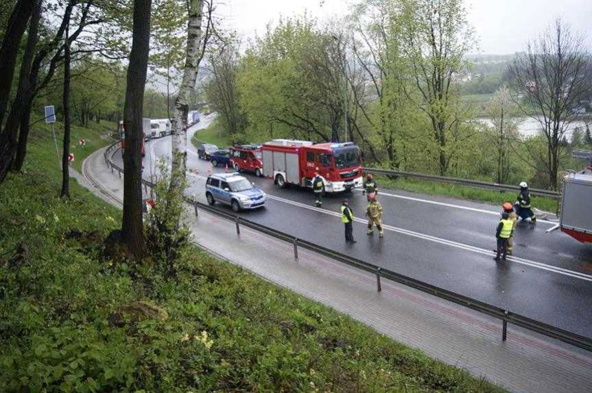 Niebezpieczna kolizja na DK19 koło Dukli