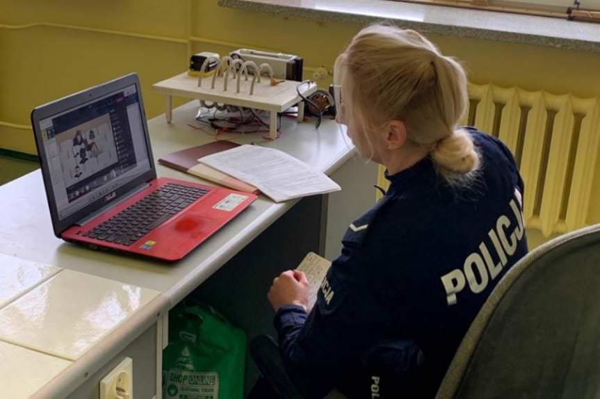 Spotkanie online z uczniami