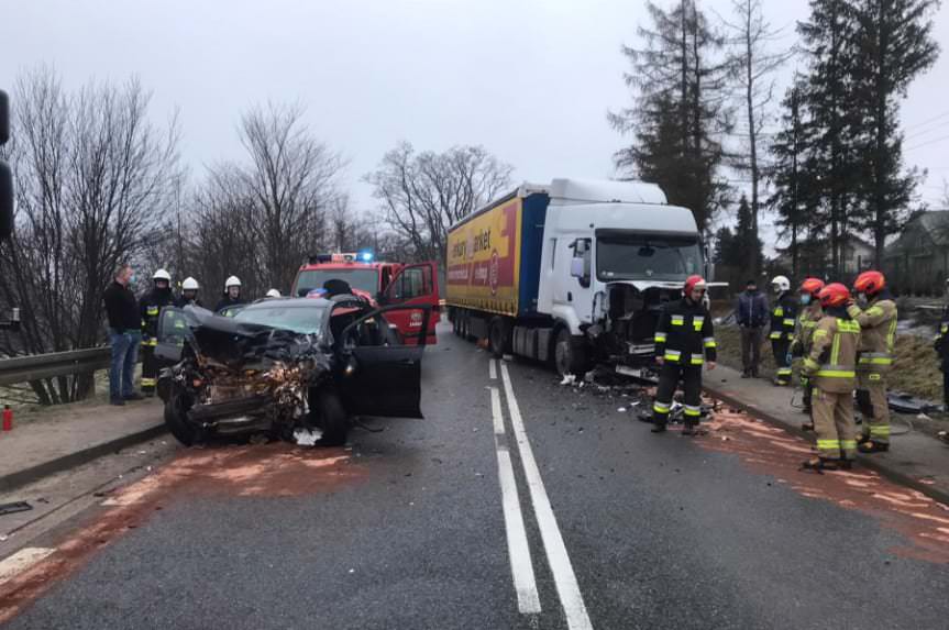 Poważny wypadek w Nowym Żmigrodzie